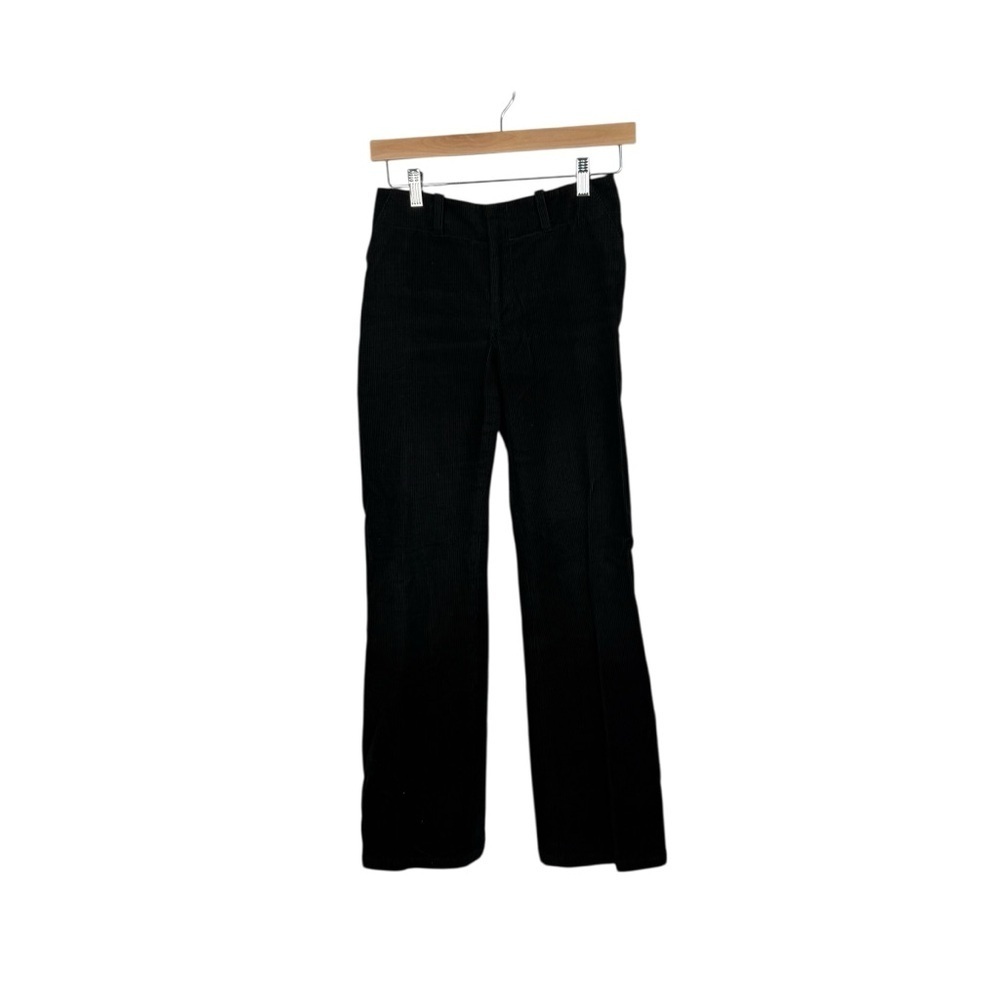 VINTAGE Women’s Mid-Rise Bootcut Corduroy Pants Black Size 27